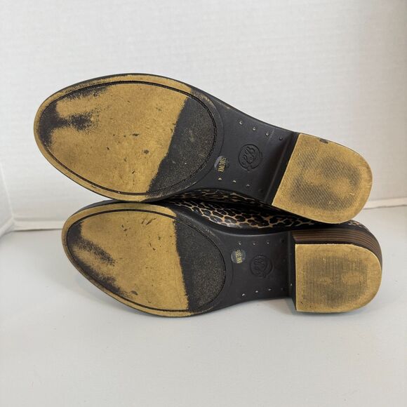 Lucky Brand Women's Rainboot Bootie Ankle Boot Shoes Leopard Print Size 8 M - Picture 8 of 10